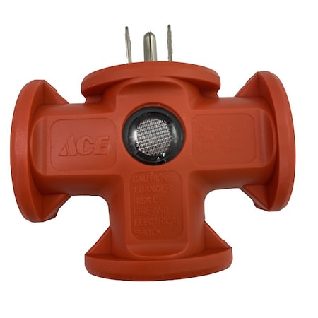 Projex Projex Grounded 3 outlets Triple Tap Adapter 1 pk FA-848E/03BUPRJ